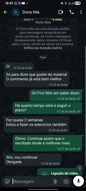 Depoimento real de leitora 5 do ebook Saúde Íntima Sem Segredos